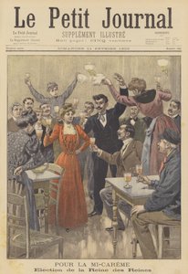Election of the Mid-Lent Queen of Queens by after Oswaldo Tofani