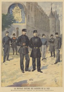 New Uniforms for the Police by after Oswaldo Tofani