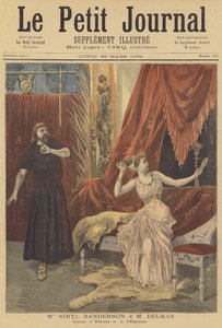 Sibyl Sanderson and Jean-Francois Delmas in Thais, at the Paris Opera