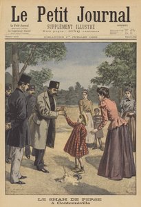 The Shah of Persia in France by after Oswaldo Tofani