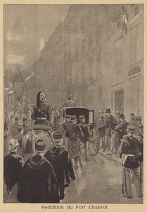 The surrender of Fort Chabrol by after Oswaldo Tofani