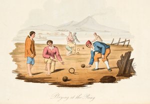 Playing at the Ring, from Italian Scenery, representing the Manners, Customs and Amusements of the different States of Italy, pub. 1806