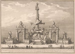 The Seconda Macchina for the Chinea of 1752: The Banquet of the Gods in Villa Carl