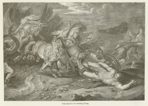 The Death of Hippolytus by after Peter Paul Rubens