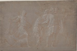 Mucius Scaevola Crossing the Tiber