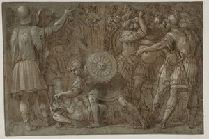 Scene from Roman History by after Polidoro da Caravaggio