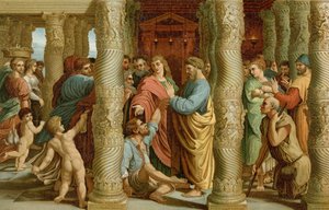 Healing of the Lame-born by after Raphael