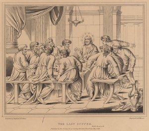 The Last Supper, Mark by after Raphael