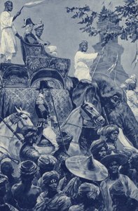Singapore, the British Enter the Town, Surrendered by the Sultan of Johore in 1824 for a Sum of Money by after Richard Caton II Woodville