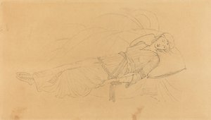 Sleeping Beauty by after Sir Edward Coley Burne Jones