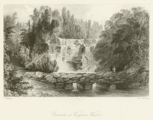 Cascade at Virginia Water by after Thomas Allom