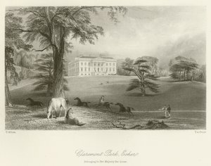 Claremont Park, Esher, Belonging to Her Majesty the Queen by after Thomas Allom
