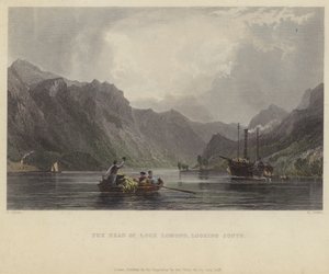 The Head of Loch Lomond, Looking South by after Thomas Allom