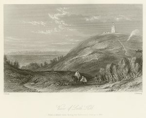 View of Leith Hill by after Thomas Allom
