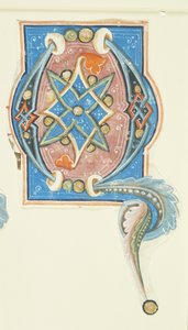 Ornamented Initial Q by after Ubekendt