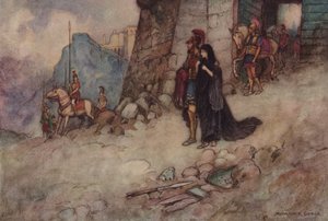 Geoffrey Chaucer, Troilus and Criseyde by after Warwick Goble