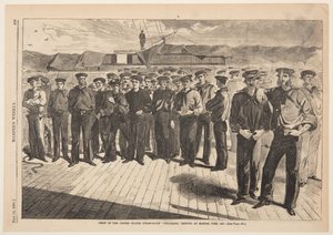 Crew of the U.S. Steam-sloop "Colorado," Shipped at Boston, June 1861, from Harper