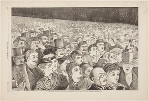 Fireworks on the Night of the Fourth of July by Winslow Homer