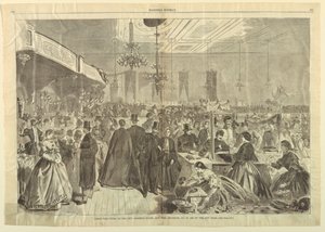 Great Fair Given at the City Assembly Rooms, New York, December 1861, in Aid of City Poor, from Harper