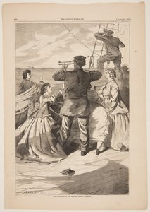 The Approach of the British Pirate Alabama