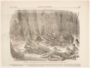 The Army of the Potomac – Our Outlying Picket in the Woods