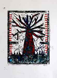Bold Stylized Tree by andrea de ranieri