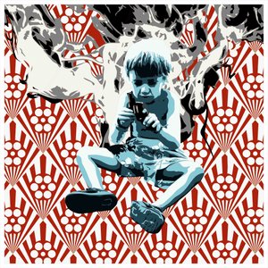 Digital Kid Red Pattern