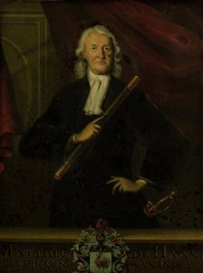 Portrait of Mattheus de Haan, Governor-General of the Dutch East Indies by anonymous (copy after)
