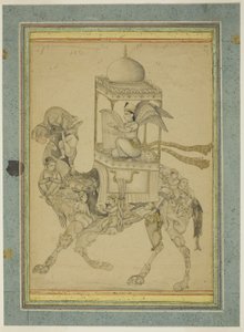 Angel (Peri) Riding a Composite Camel by anonymous 