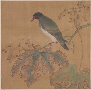 Bird on Branch by anonymous 