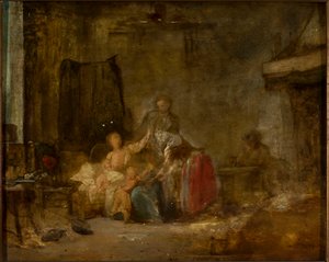 Family Scene by anonymous 