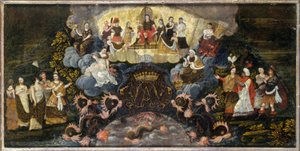 Allegory of the Marriage of the Dauphin with Marie-Anne of Bavaria, March 7, 1680 by anonymous 