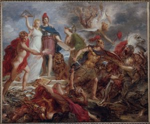 Revolutionary Allegory: Liberty, Equality, and Civilization Repelling Despotism by anonymous 