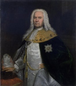 Portrait of A. Ushakov, the Head of the Secret Chancellery by anonymous 