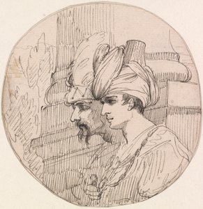 Two Heads in a Roundel
