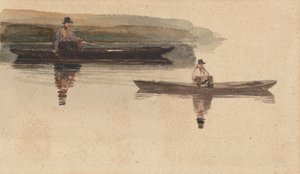 Two Men in Punts