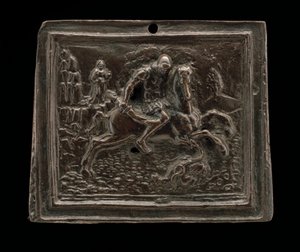 Saint George and the Dragon by called Riccio Andrea Briosco