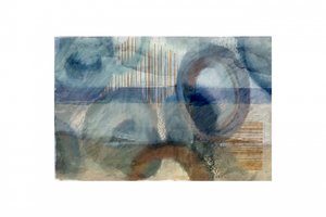 Abstract Blue Circles