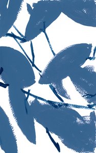 Abstract Blue Foliage by cartissi