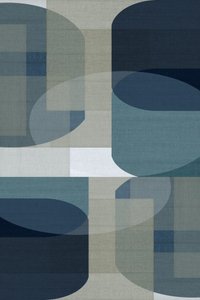 Abstract Blue Geometrics