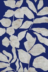 Abstract Botanical Blue by cartissi