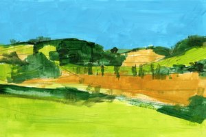 Abstract Countryside View by cartissi