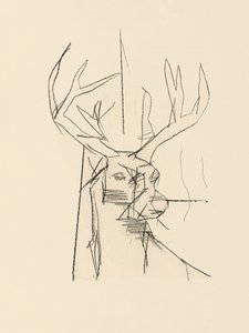 Abstract Deer Sketch by cartissi