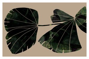 Abstract Green Leaves by cartissi