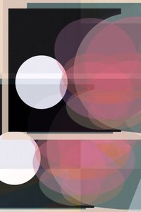 Abstract Pink Circles by cartissi