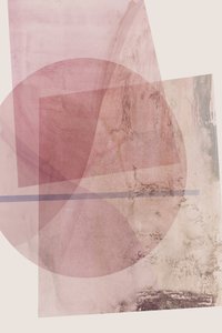 Abstract Pink Shapes by cartissi