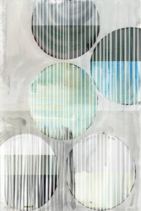 Abstract Striped Circles