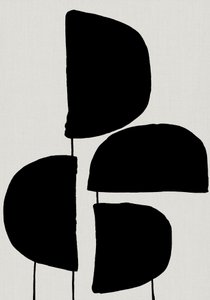 Black Organic Shapes by cartissi