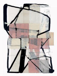 Blush Geometric Collage by cartissi