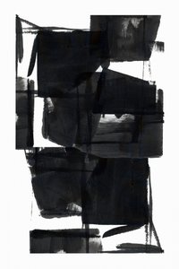 Bold Black Abstract by cartissi